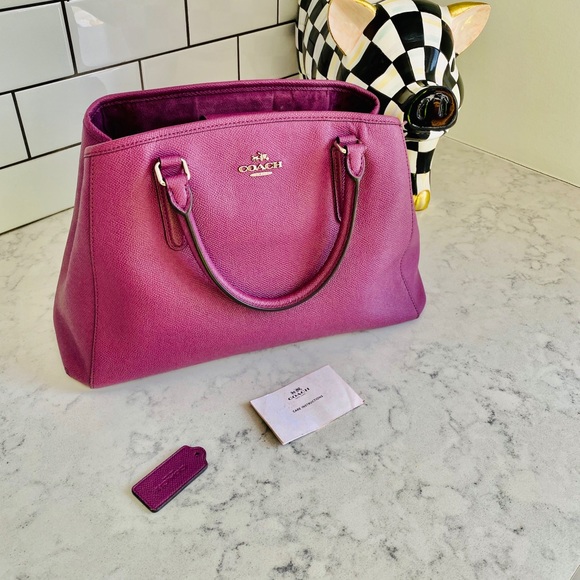 Coach leather bag - Picture 1 of 5